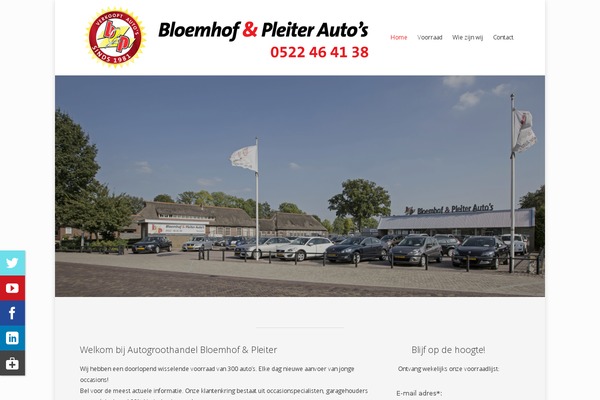 Site using A3-Social-Sidebar plugin