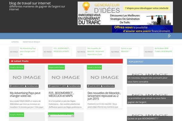 ProMax theme site design template sample