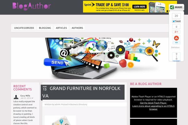 Downtown theme site design template sample
