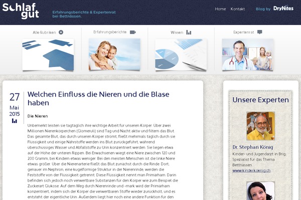 blog-drynites.ch site used Drynites