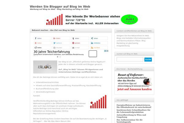 Yume theme site design template sample