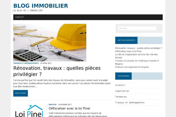 MH Newsdesk lite theme site design template sample