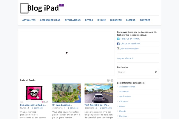 blog-ipad.fr site used Max Magazine