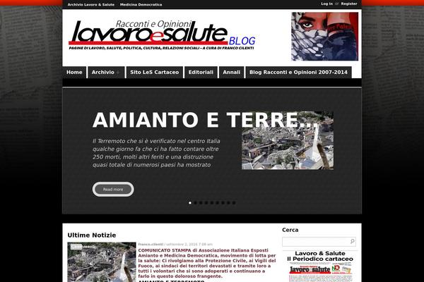 Magazinum theme site design template sample