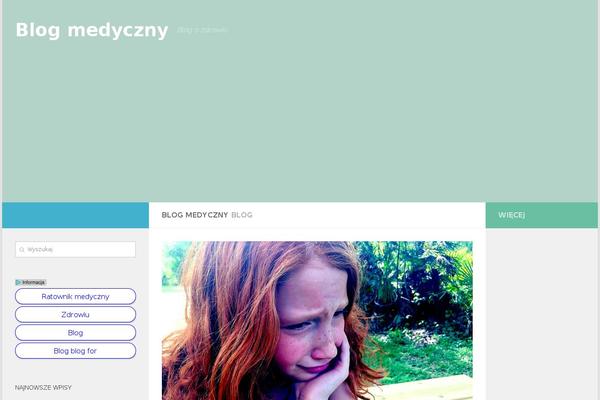 Hueman Child theme site design template sample
