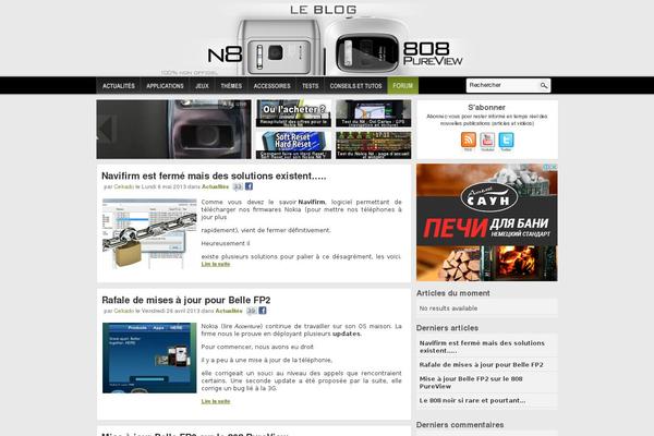 Massive News theme site design template sample