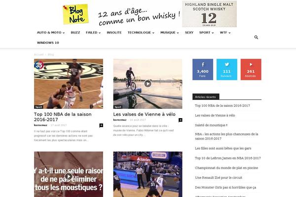 Site using Td-standard-pack plugin