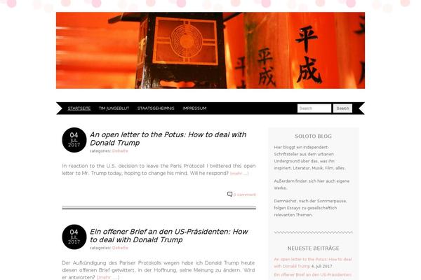 Adelle theme site design template sample