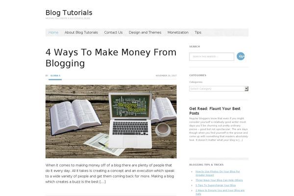 Balance theme site design template sample