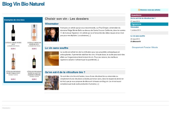 blog-vinbionaturel.fr site used Platformate
