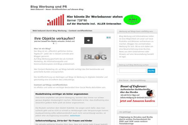 Yume theme site design template sample