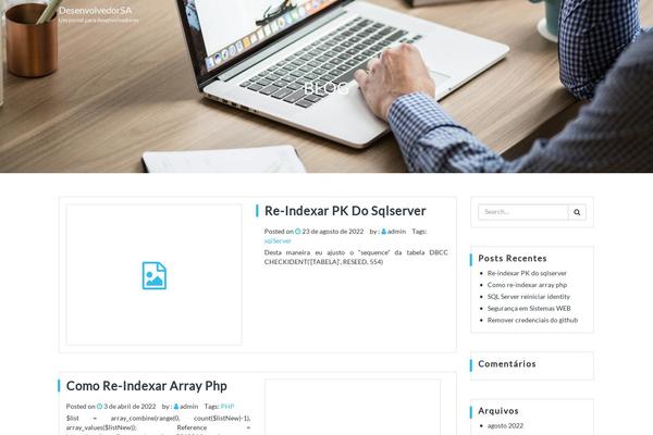 blog.desenvolvedorsa.com site used Web Development