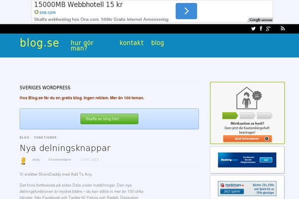 WordPress website example screenshot