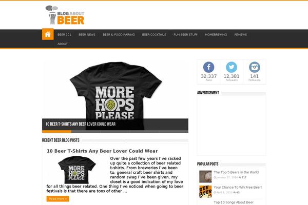 Sahifa theme site design template sample