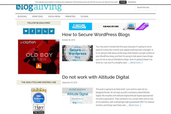 Magazine Pro theme site design template sample