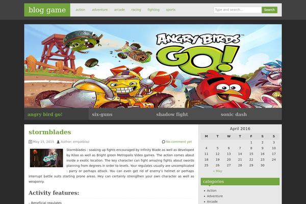 zAlive theme site design template sample