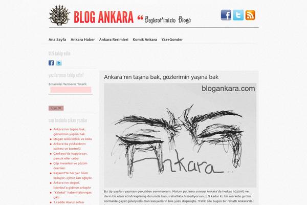 Fast Blog theme site design template sample