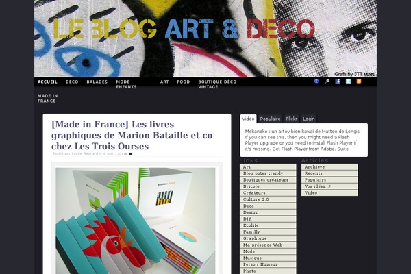 blogartdeco.fr site used Mrdev_blog