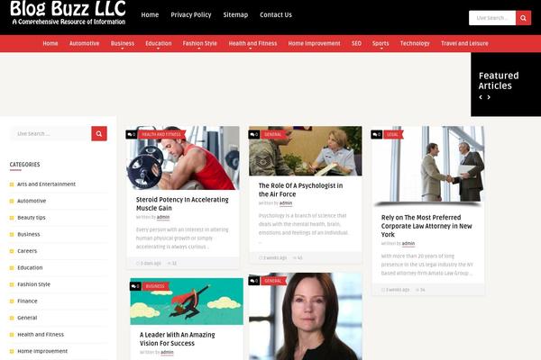 Pin theme site design template sample