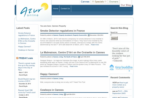 blogcannes.com site used Azurwp