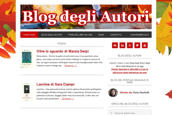 Literatum theme site design template sample