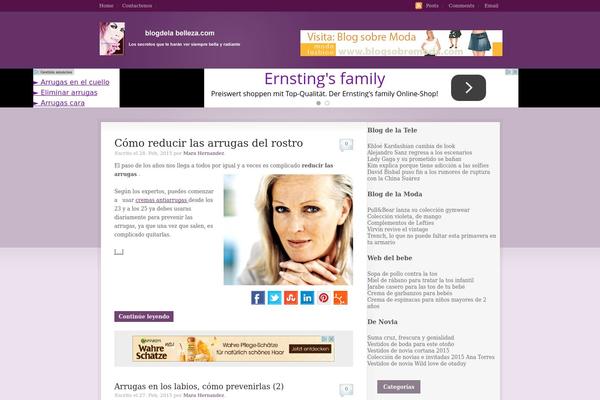 Busy Bee theme site design template sample