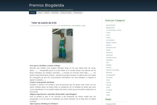 Spotlight theme site design template sample