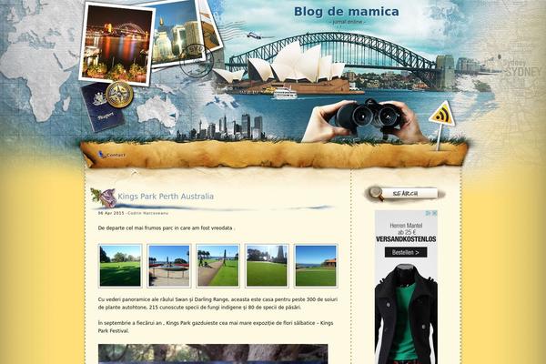 Postage-sydney theme site design template sample