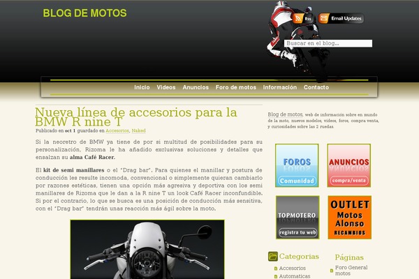 blogdemotos.com site used Greentech2