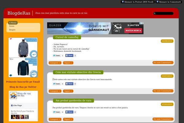 Ahimsa theme site design template sample
