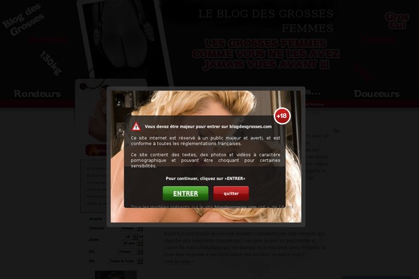 blogdesgrosses.com site used Popidol