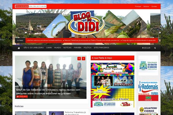 SuperMag theme site design template sample