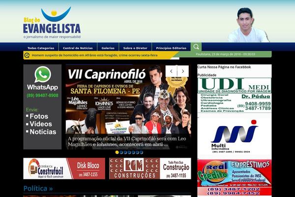 Fresh News theme site design template sample