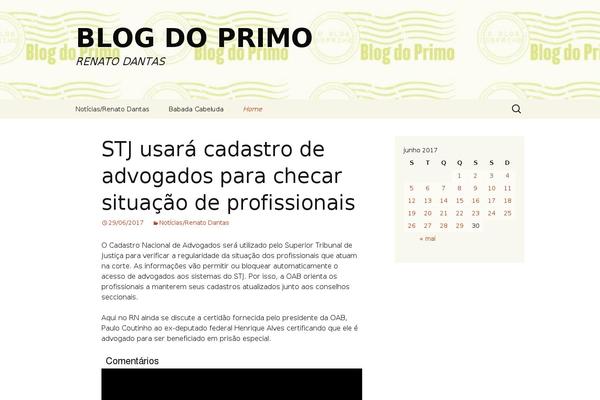 Twenty Thirteen theme site design template sample