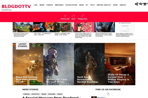 The Newswire theme site design template sample