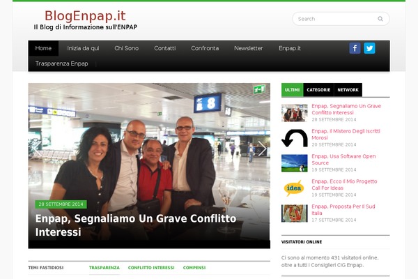 Gazeti theme site design template sample