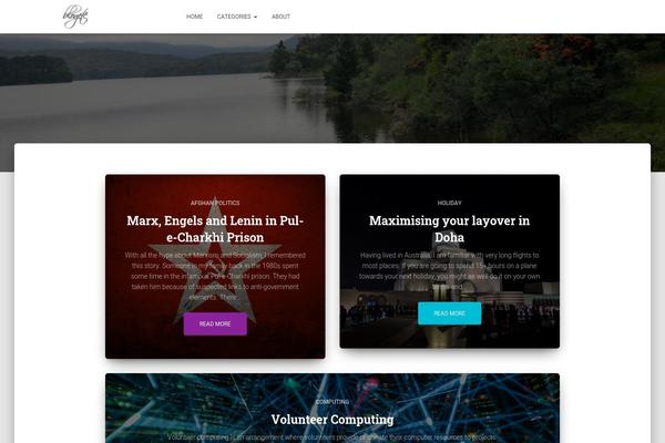 Site using Themeisle-companion plugin