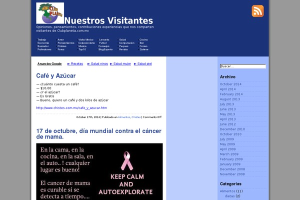 Prosense Blue theme site design template sample