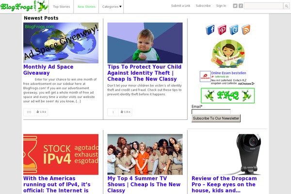 Covertsocialpress website example screenshot