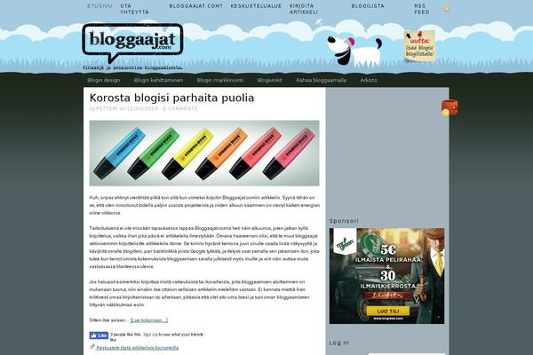Thesis 1.7 theme site design template sample