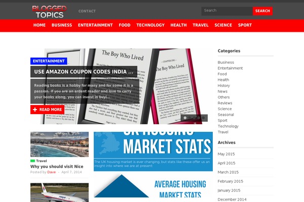 Jono theme site design template sample