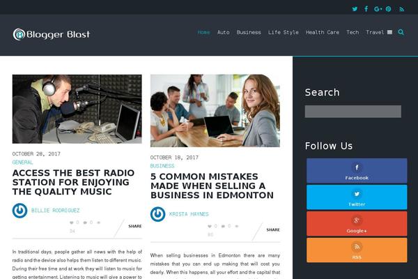 Site using Social Media Badge Widget plugin