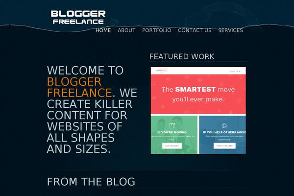 bloggerfreelance.com site used Caffeinated