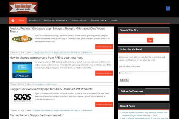 Magazine Style theme site design template sample