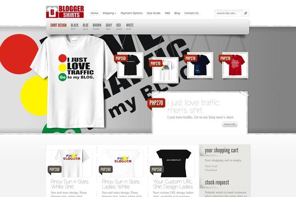 eStore theme site design template sample