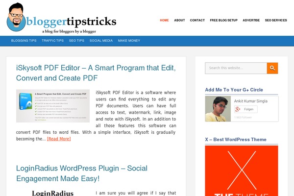 BTT theme websites examples