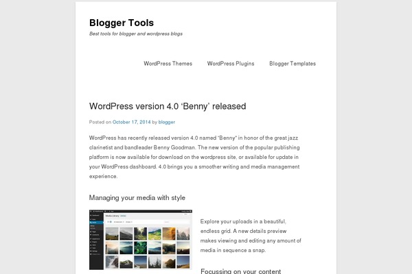 bloggertools.org site used Atout