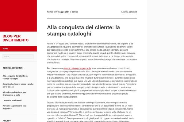 blogghiamo.info site used Adaption