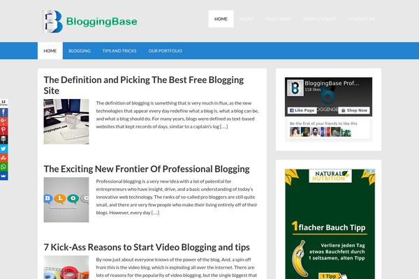 Outreach Pro theme site design template sample