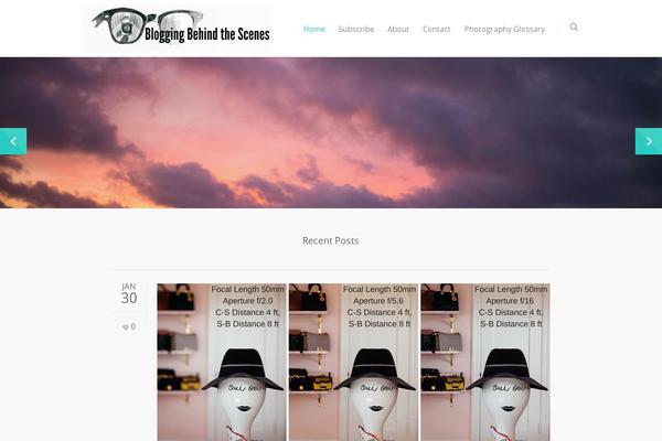 Blogus theme site design template sample